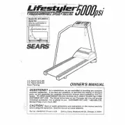 Life Styler 5000 PSI - 831.296514 Treadmill Owner Manual 104490