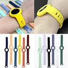Silicone Watch Band Strap Kids For Apple Airtag Adjustable Protective Case Cove.