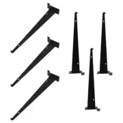6 Pcs Shelf Bracket Brackets Board Accessories Wall Hanging Hooks