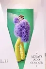 IRIS APFEL X H&M JACQUARD WEAVE PANT YELLOW SIZE UK10