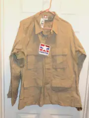 NWT PROPPER BDU Coat 4PKT Military Combat Ventilated Coat Khaki LARGE/REGULAR
