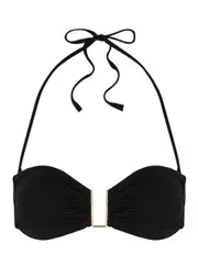 Melissa Odabash Barcelona Bandeau Bikini top - Black - 14 14