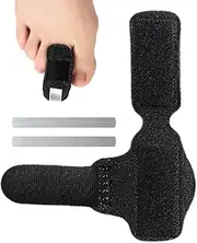 Toe Splint - Breathable Toe Splint for Broken Toe,Toe Straighteners, Reusable Toe Wraps, Cushioned Broken Toe Splint for Men, Women, Toe Alignment