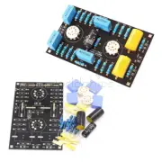 Preamp Low Distortion Circuit Tube Preamplifier + Power Board DIY Kit For 12AX7