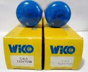 2 NOS Wiko Blue Top CWA / CWB Projector Lamp Bulb 120V 750W AVG 25 Hours