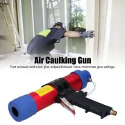 Pneumatic Glass Glue Gun Air Caulking Straight Adjustable Aluminum Power Tools