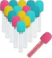 Microphone Candy Tubes Colorful Fake Prop,Microphone Candy Tube Karoke Theme Party for Disco Singer Stage Prop Party Favors (8)