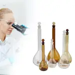 CHUA 透明玻璃容量瓶實驗室儀器玻璃器皿 5-1000ML