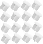 BIUDECO 50pcs Curtain Rod End Caps Replacement for Roller Blinds Plugs Easy to Install Random Colors Suitable for Curtain Styles