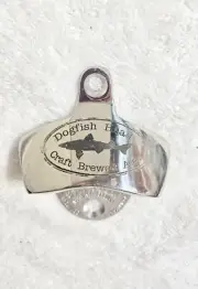 Dogfish Head Brew. painted letters, Wall mount, bottle opener [no starr x]