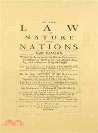 在飛比找三民網路書店優惠-Of the Law of Nature and Natio