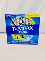 Tampax Pearl Tampons 18-Regular 16-Super Absorbency with LeakGuard ~ Damaged Box