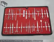 35 PCS BIOLOGY LAB ANATOMY MEDICAL STUDENT DISSECTING KIT + SCALPEL BLADES #11