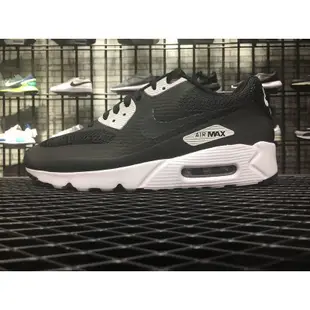 NIKE AIR MAX 90 ULTRA ESSENTIAL 網面 透氣 黑白 黑魂 男鞋 819474-001