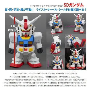 RX-78-2 SD鋼彈 巨型軟膠 12月預購代理