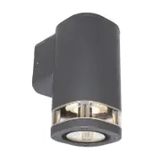 Glenelg Ambient Outdoor LED Fixed Wall Light in Charcoal
