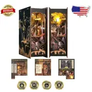 Exquisite Book Nook Decor Kit: DIY Wukong Miniature House Puzzle for Adults