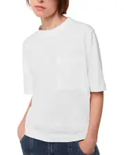 Whistles Pocket Crewneck Tee