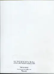 Supernatural Season 3 ''Hell On Earth'' Uncut Mini Press Sheet Ltd / 199