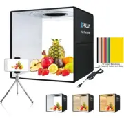 Photo Box 16" X 16" Quick Install Foldable Portable Studio Kit with Soft Light