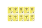 10x Spirax 303 Super Size Exercise Book 4mm QLD Ruled 64 Pages Notebook Yellow