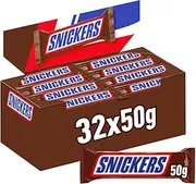 Snickers Chocolate with delicious Peanut Cream, Soft Caramel and Peanut Pieces coated with Milk Chocolate 50g