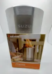 New Solo Stove Mesa Tabletop Fire Pit With Isuzu Truck Logo. No Box