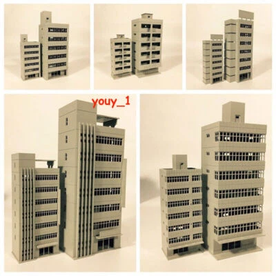 1/100 1/150 Railway Scenery City Building High-rises Tall Office Model Toy