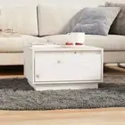 Coffee Table White 55x56x32 cm Solid Wood Pine vidaXL