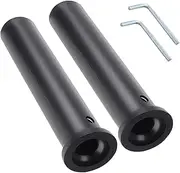 sailupxinyuan Olympic Adapter Sleeve 8 inch,Converts 1 inch Standard Weight Plate Posts to 2 inch Olympic Weight Plate Posts,Heavy Duty Nylon and Removable end Cap 2PCS