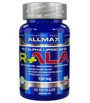 ALLMAX Nutrition R+ALA Alpha Lipoic Acid Antioxidants, 60 Capsules