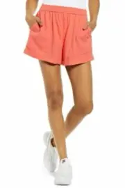 BP Nordstrom Linen Blend Coral Glow Cuffed Shorts Running Casual XS S M Clothing