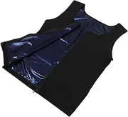 Sosoport Men's Sauna Suit Tank Top Compression Vest for Workout Weighted Shirts for Men Sauna Suit Vest Zipper for Gynecomastia