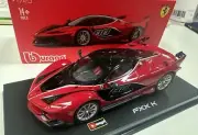 Bburago 1:43 Ferrari FXXK Diecast Metal Model Car Acrylic Cover+Base