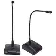 Wireless Desktop Condenser Microphone Gooseneck Conference Mic Black For Mee Fit