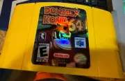 LARGE 3D PRINTED---DONKEY KONG 64---NINTENDO 64--- WALL HANGER--9" X 6"