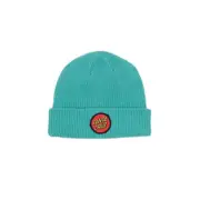 Santa Cruz Classic Dot Patch Beanie Boys in Teal - Size OSFA -