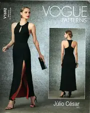 Vogue V1692 Misses 16 to 24 Julio Cesar Special Occasion Dress Sewing Pattern
