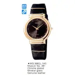 全新CASIO手錶MQ-369GL【高級鍍金真皮錶帶時尚錶】
