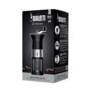 Bialetti Premium Hand Coffee Grinder Black Macinacaffe Moka Gli Accessori 6 Cup