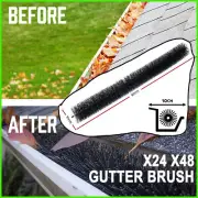 24 x Gutter Brush Guard Roof Leaf Protector Twigs Filter Garden Home 92cm x 10cm