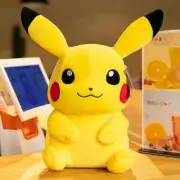 Poke-mon Pikachu Plush Stuffed Doll Soft Toy Kid Cute Birthday Gift 23CM Child