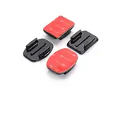 GoPro Hero 4/3/2/1 Camera Accessories 4 Pack Curved & Flat Adhesive Mounts