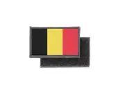 Flag patch printed badge country belgium