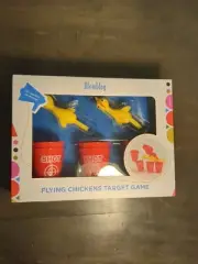 Desktop Flickin Chicken Stretch Rubber Toy Flying Catapult Shot Target Wembley