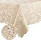 Rectangle Table Cloth, Waterproof Heavy Duty Vinyl Tablecloths,Wipeable Washable