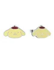 [Couture Kingdom] ECC Sanrio Hello Kitty Pompompurin Stud Earrings 12mm in Silver
