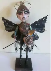 "Warrior Wasp" Folk Art Doll Sewing Pattern By Susan Barmore