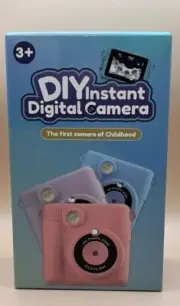 NIB DIY Instant Digital Camera First Camera Of Childhood -Blue