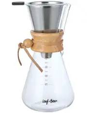 [Albi] DLE0152 Glass Coffee Pot With Filter 600ml in Clear